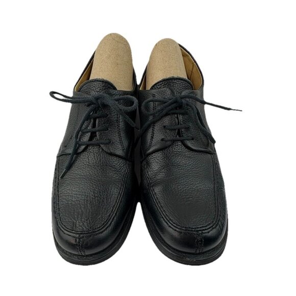 *Sandro Moscoloni Vinyard Shoes Mens 9.5D Black Pebbled Leather Loafer Lace Up main image 13